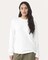 BELLA + CANVAS Heavyweight Long Sleeve Crewneck T-Shirt for Streetwear Style & Layering Wear Essential Tee